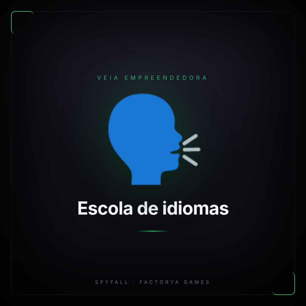 Card do cenário Escola de idiomas