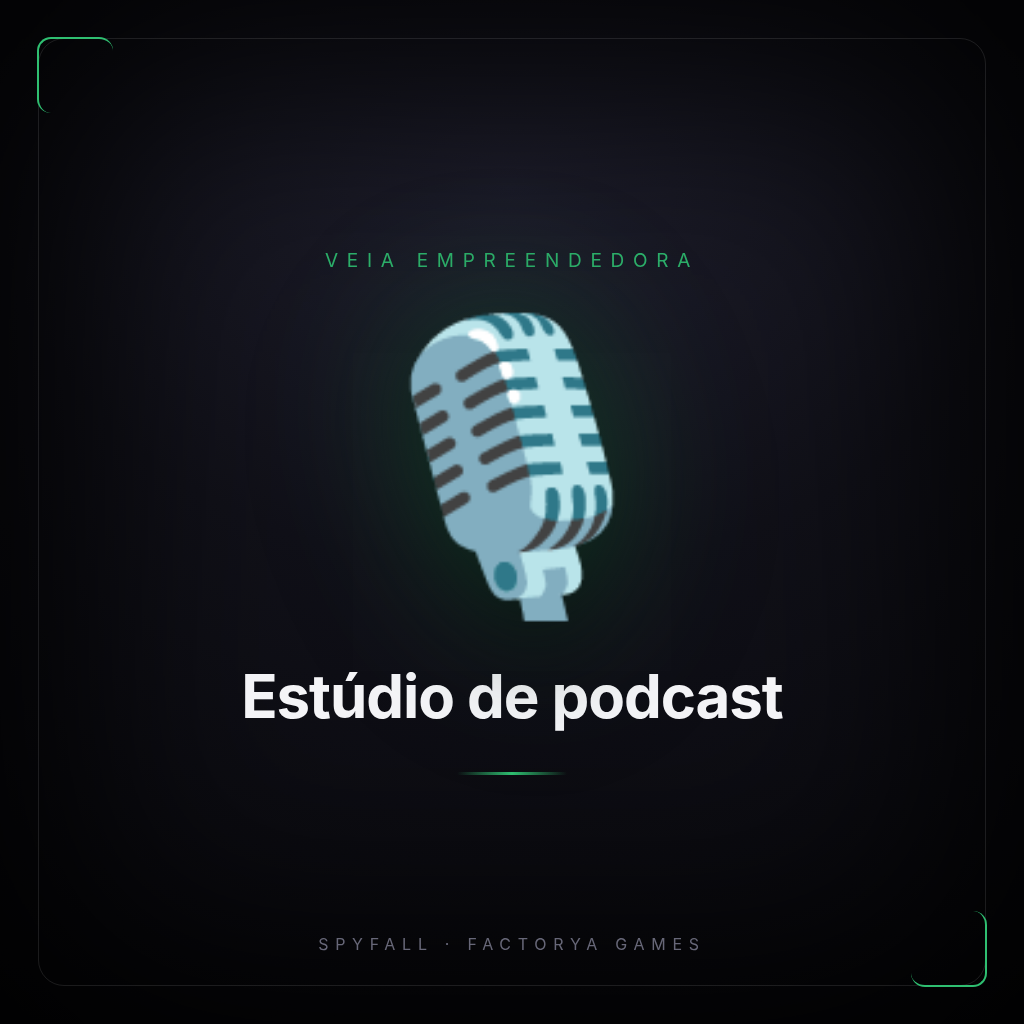 Card do cenário Estúdio de podcast