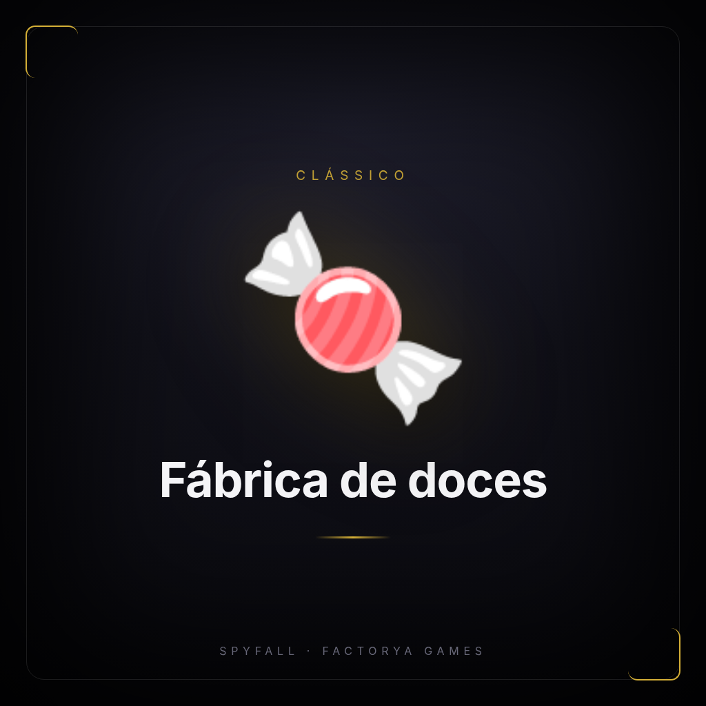 Card do cenário Fábrica de doces