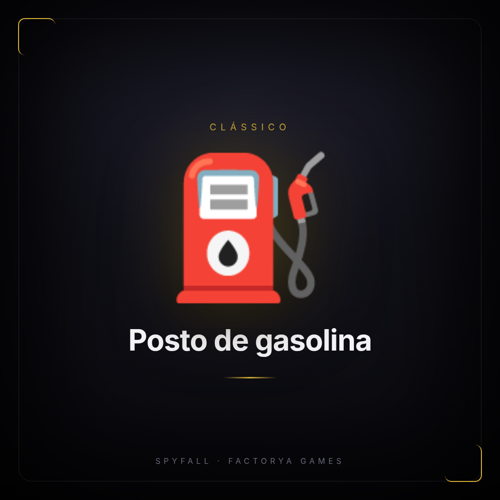 Card do cenário Posto de gasolina