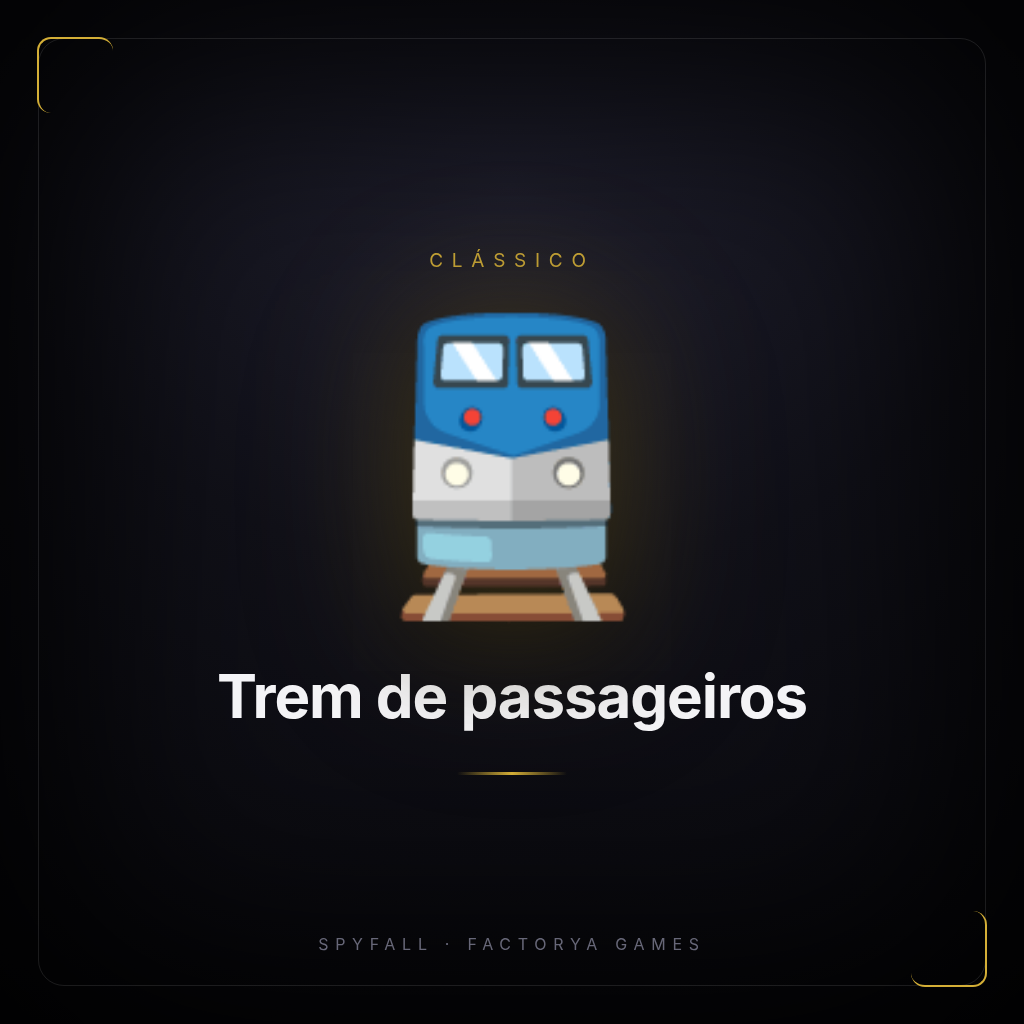 Card do cenário Trem de passageiros